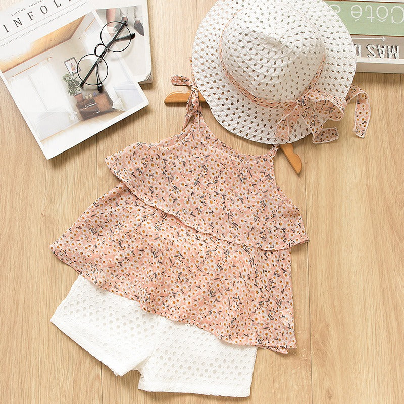 Summer Girls Cake Fragmented Chiffon Set