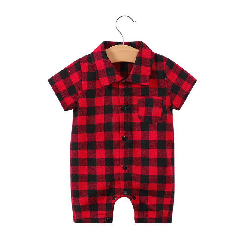 Summer Short Sleeve Baby Gentleman Romper