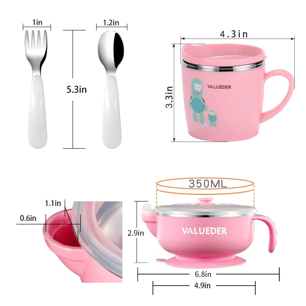 Baby Stainless Steel Feeding Set