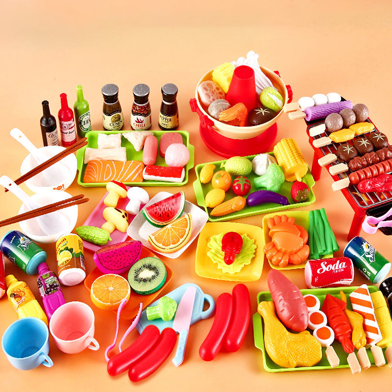 Children's Home Barbecue Simulation Food Set