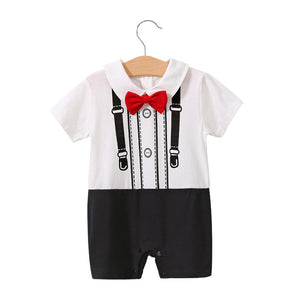 Summer Short Sleeve Baby Bodysuit