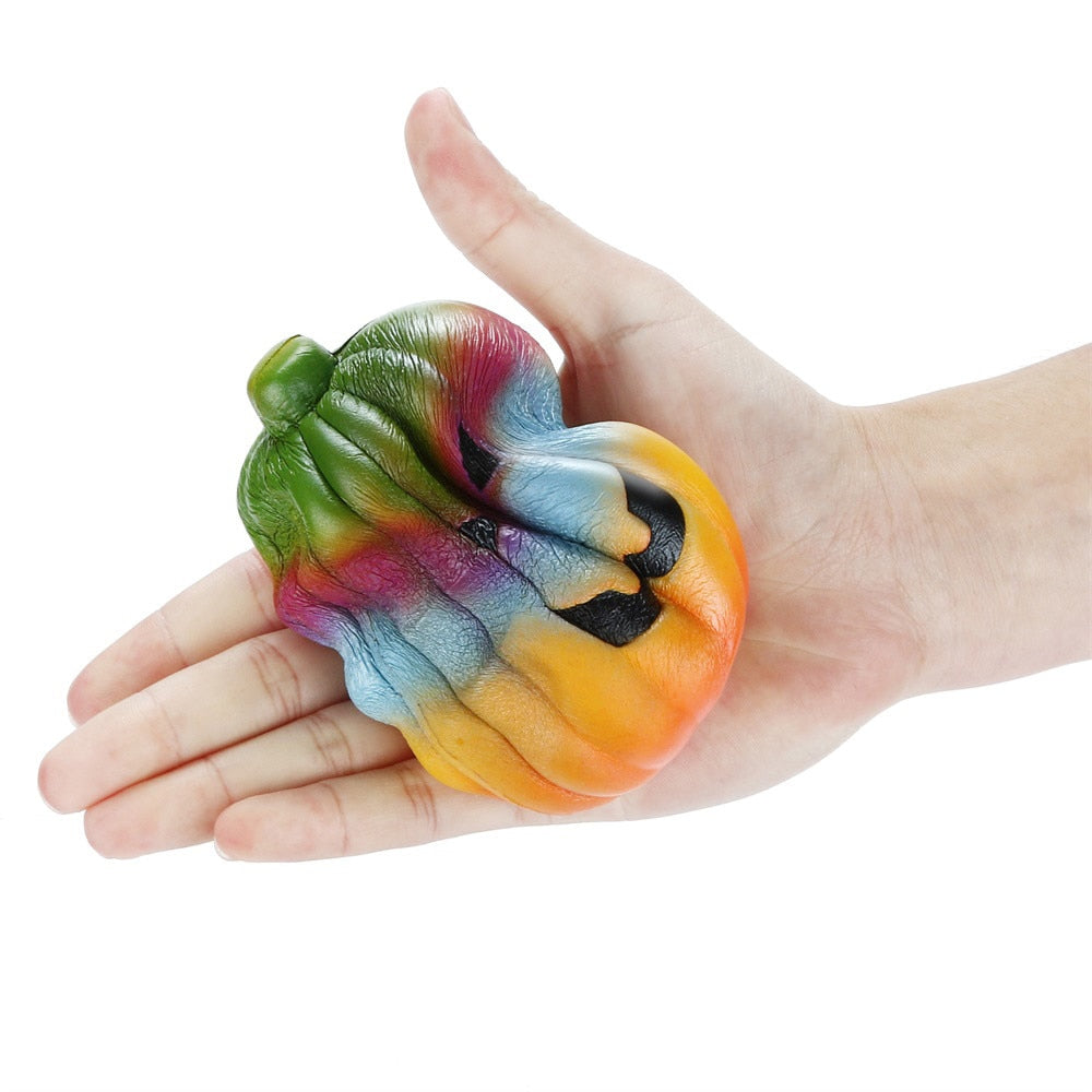 Rainbow Pumpkin Squishy Stress Relief Toy