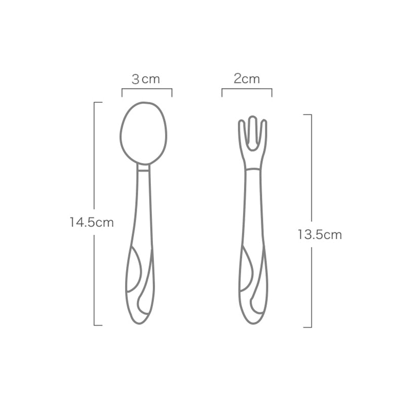 Baby Silicone Gel Spoon Set