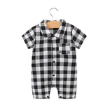 Load image into Gallery viewer, Summer Short Sleeve Baby Gentleman Romper
