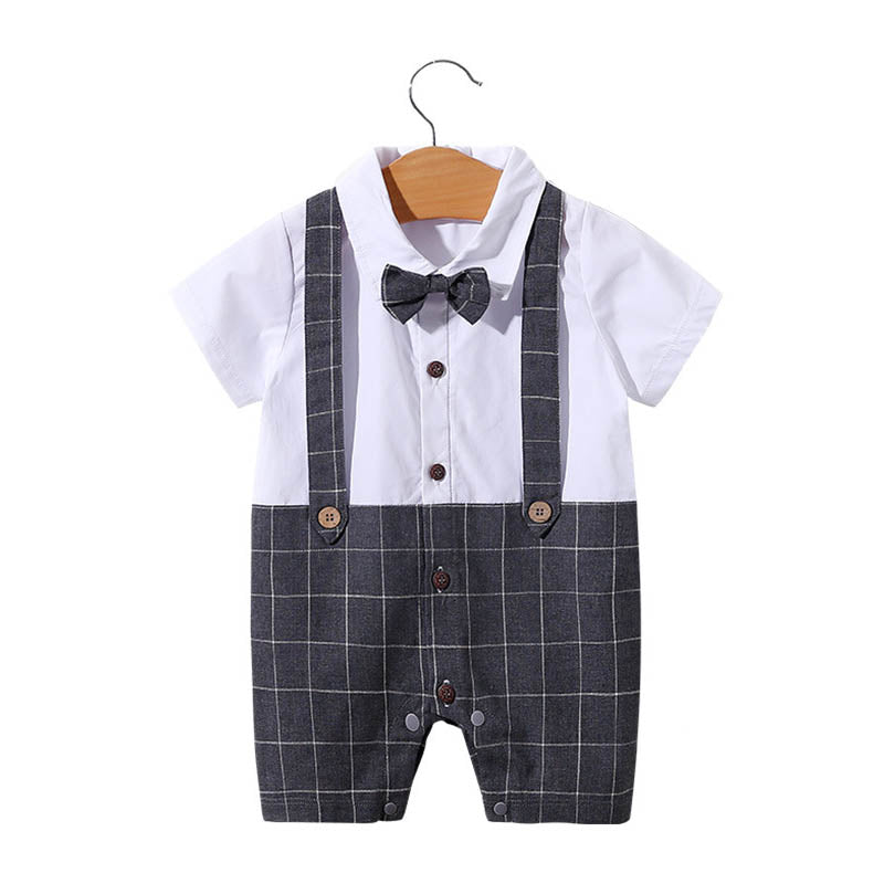 Summer Short Sleeve Baby Bodysuit