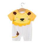 Load image into Gallery viewer, Newborn Cartoon Animal Baby Jumpsuit
