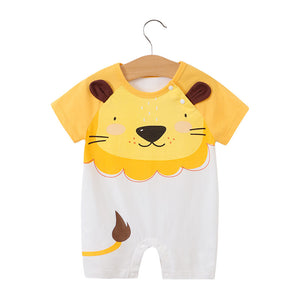 Newborn Cartoon Animal Baby Jumpsuit