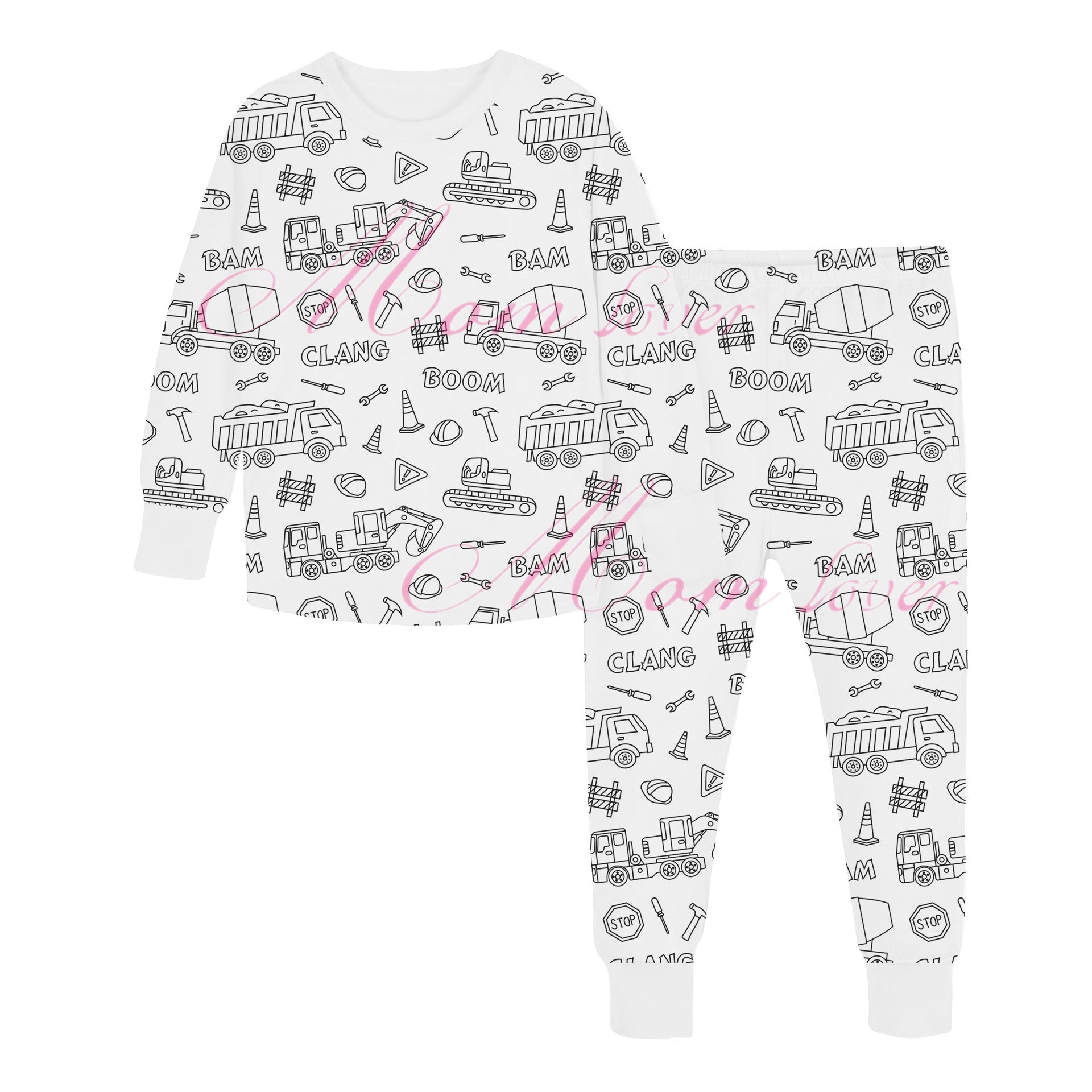 Children's Graffiti Pajamas Set