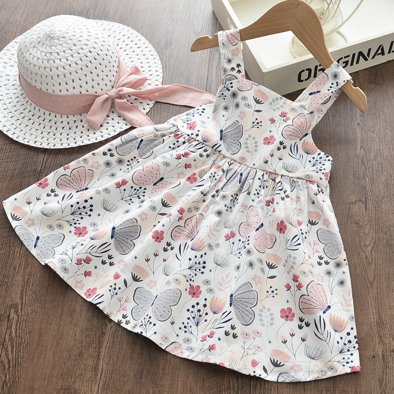 Baby Girls Printed Cotton Skirt