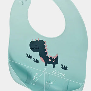 Cute Waterproof Silicone Baby Bibs